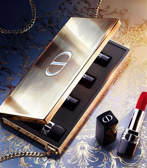 dior lipstick set with clutch|christian dior lipstick set bag.